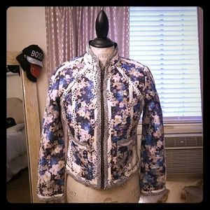 J Crew Floral Print Blazer NWOT